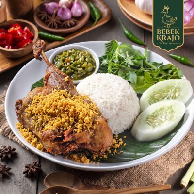 Paket Nasi Bebek Goreng Kremes