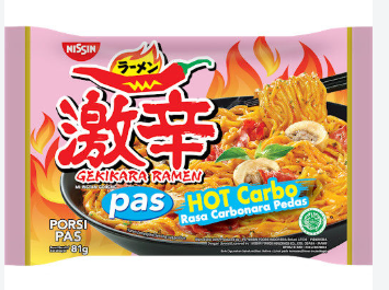 Mie Korea Rasa Carbonara Pedas