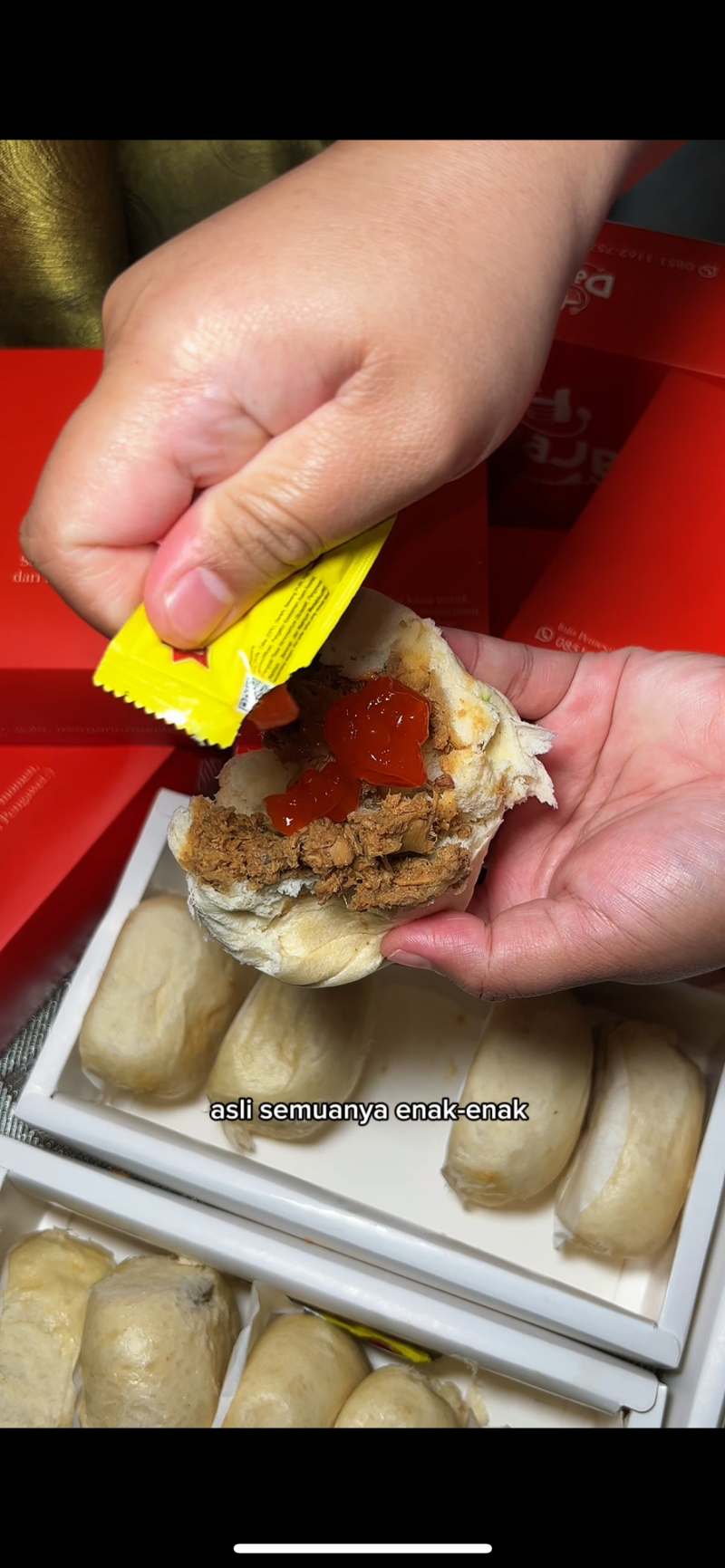 Roti kukus Biasa Ayam