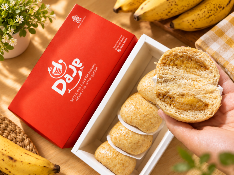 Roti gandum Pisang
